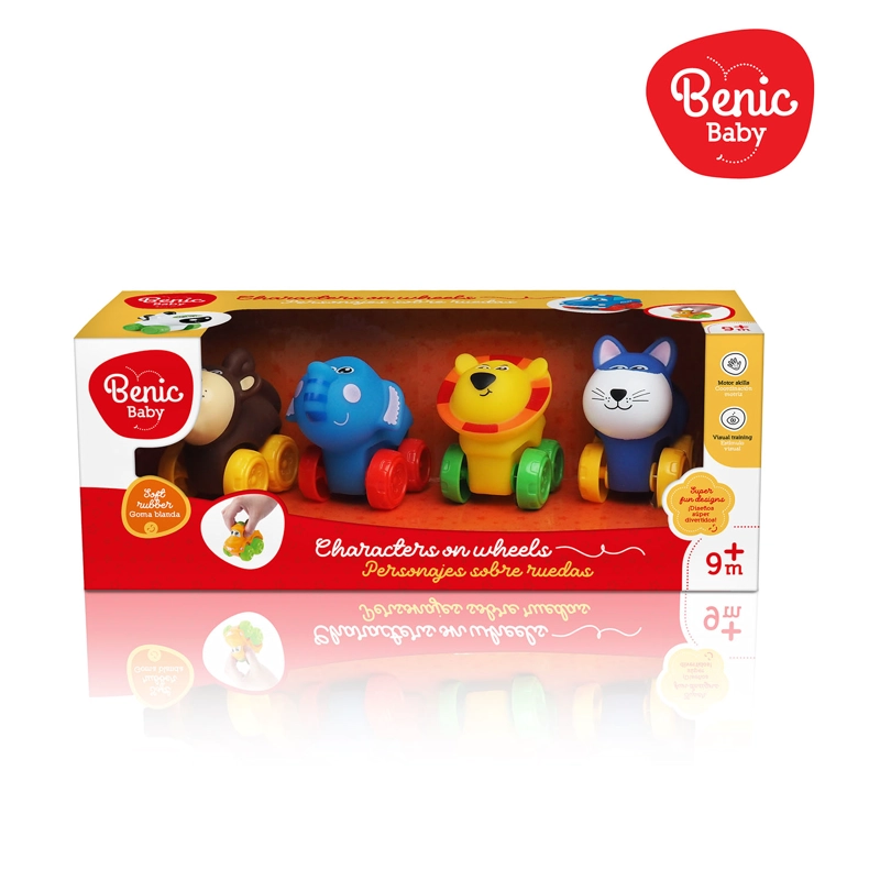 Set de autos de Animalitos Juguete Bebé - 1