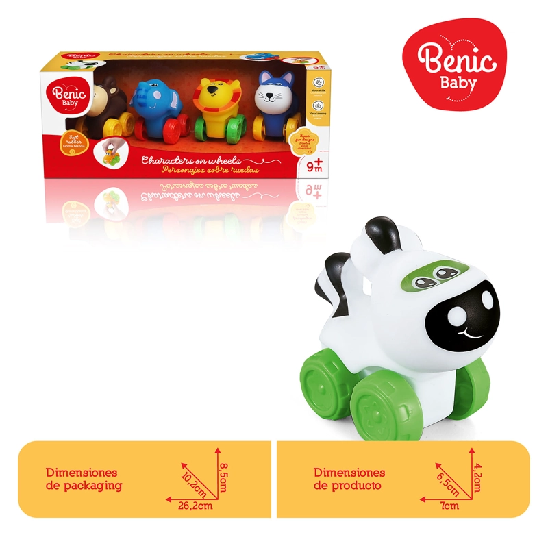 Set de autos de Animalitos Juguete Bebé - 3
