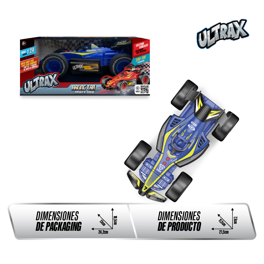 AUTO DE CARRERAS ULTRAX - VELOCIDAD Y ESTILO PARA AVENTURAS SIN LIMITES - 3