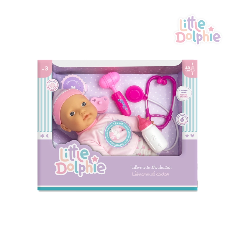 LLE VAME AL ME DICO – MUÑECA DE 40 CM CON SONIDOS Y KIT DE ATENCION ME DICA - 2
