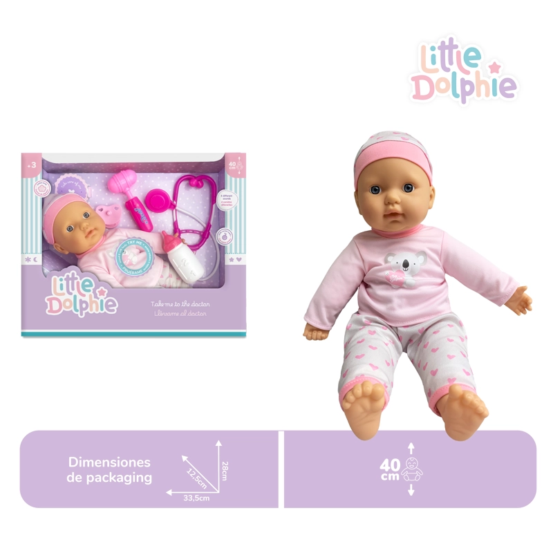 LLE VAME AL ME DICO – MUÑECA DE 40 CM CON SONIDOS Y KIT DE ATENCION ME DICA - 3