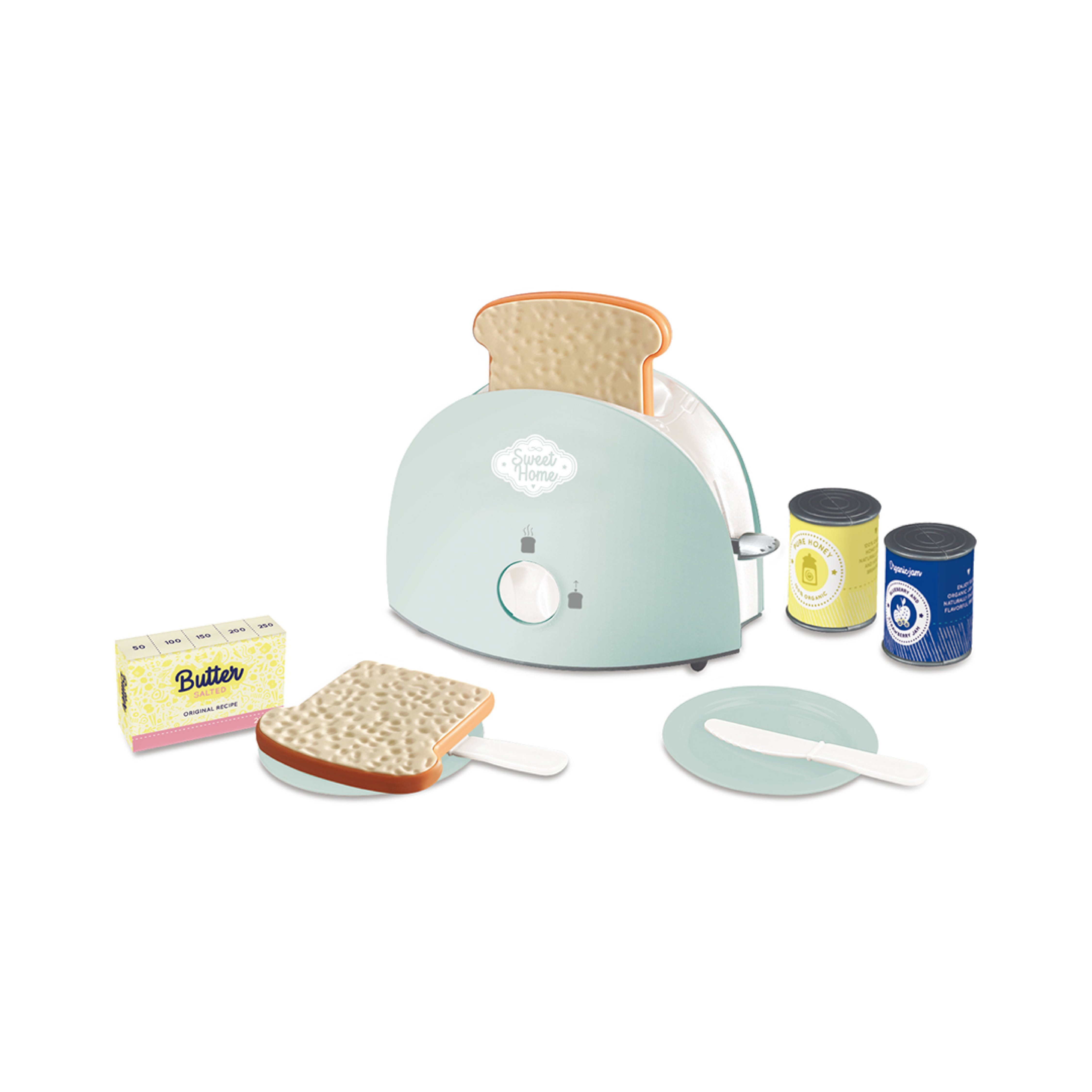 TOSTADORA JUGUETE CON TOSTADAS SALTARINAS Y 10 ACCESORIOS NIÑAS Y NIÑOS - 1