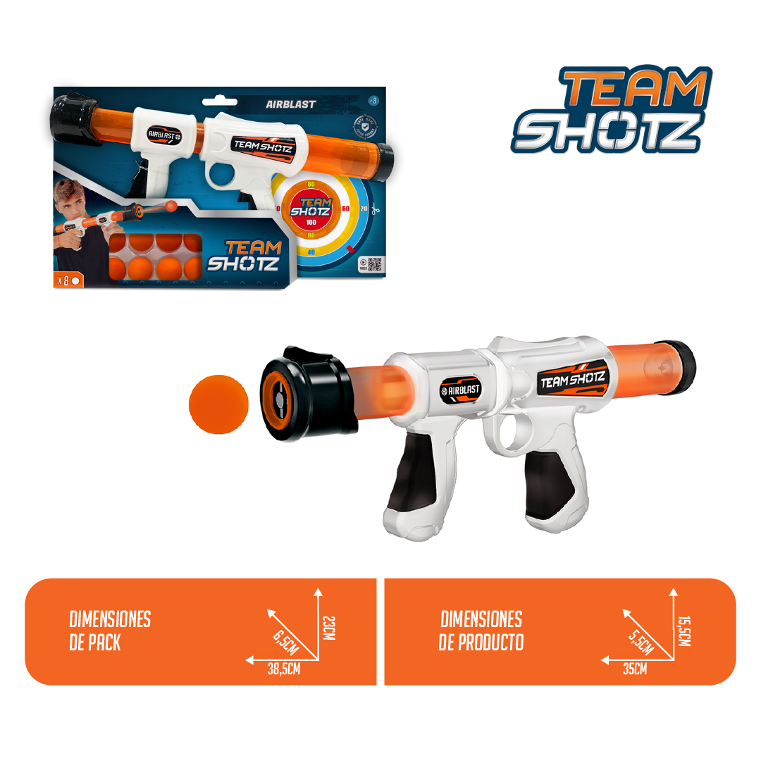 LANZADOR AIRBLAST DE TEAM SHOTZ - 3