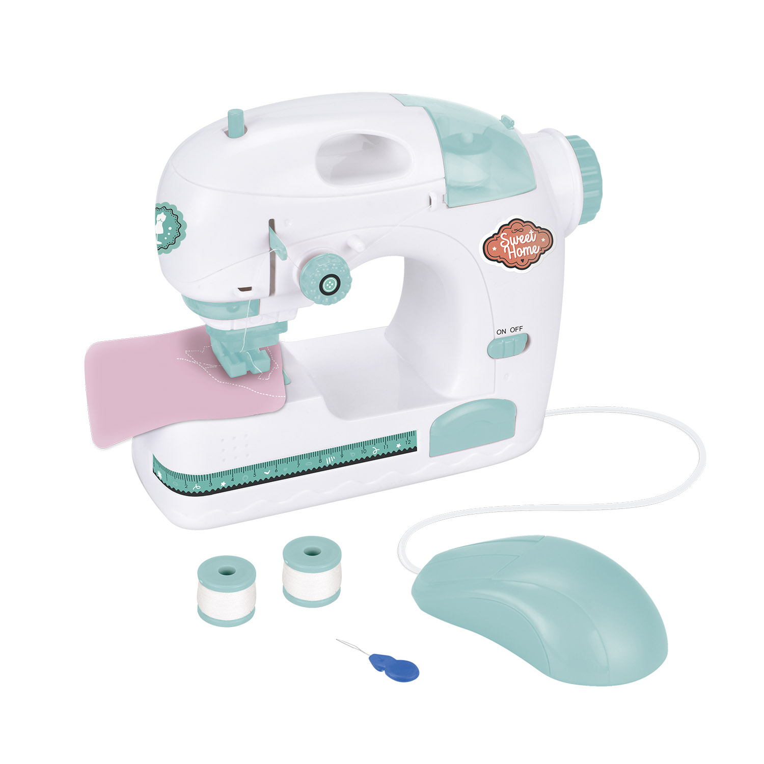 MAQUINA COSER JUGUETE COSTURA REAL LUZ SONIDO NIÑAS Y NIÑOS - 1