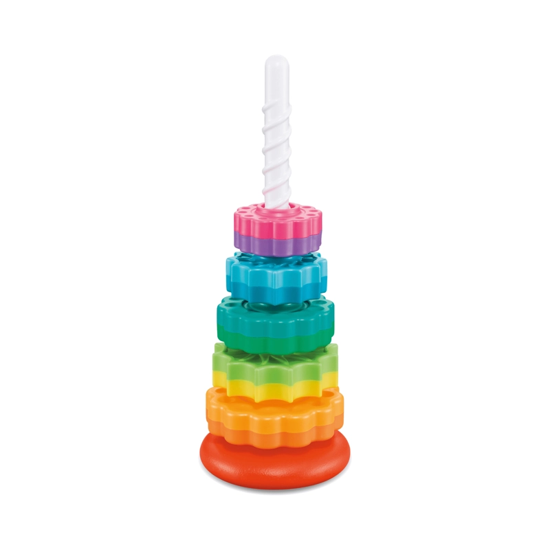 Juguete Torre Giratoria con Anillos Apilables Bebé 35 cm - 1