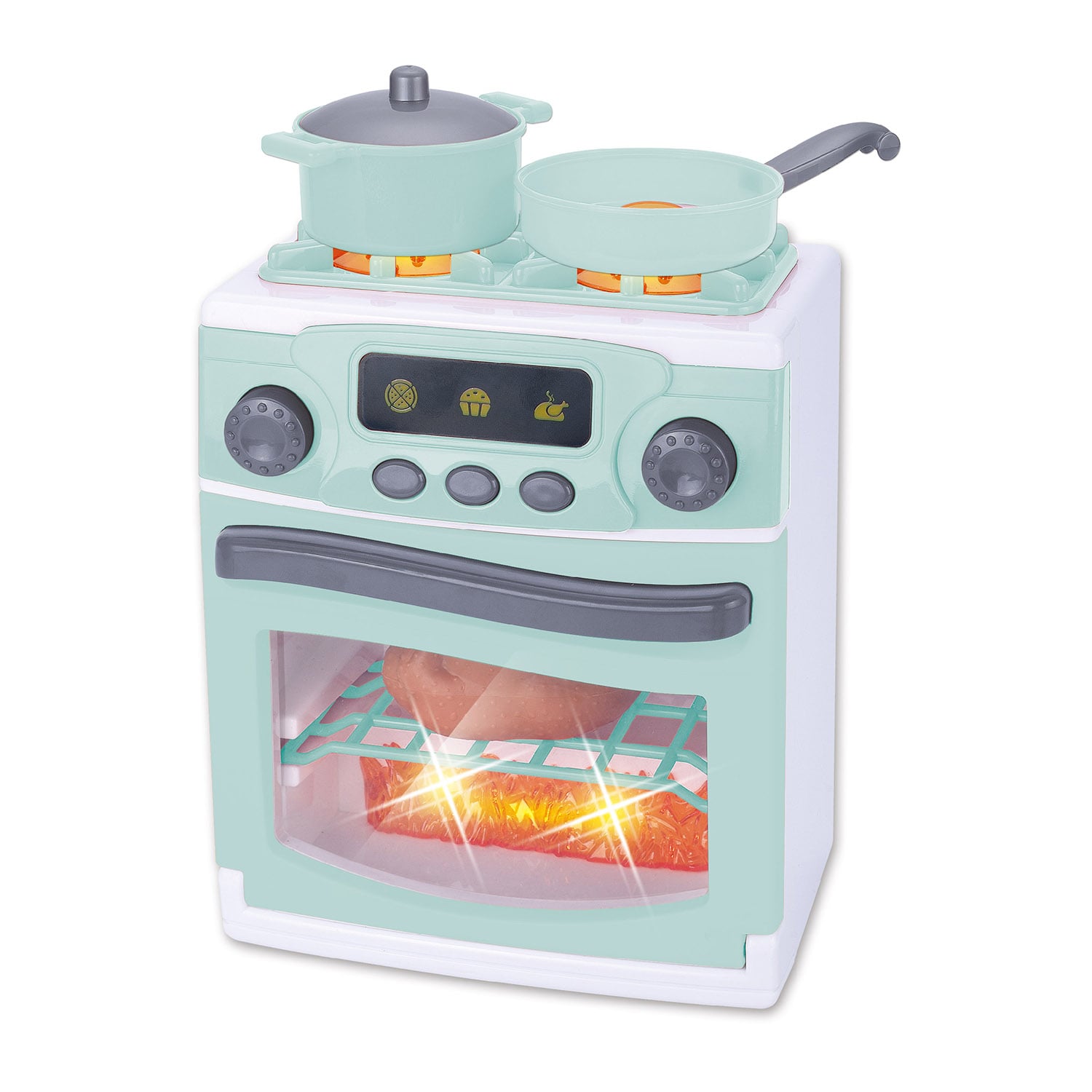 HORNO JUGUETE CON LUZ, SONIDO Y COMIDA CAMBIO DE COLOR NIÑAS Y NIÑOS - 3