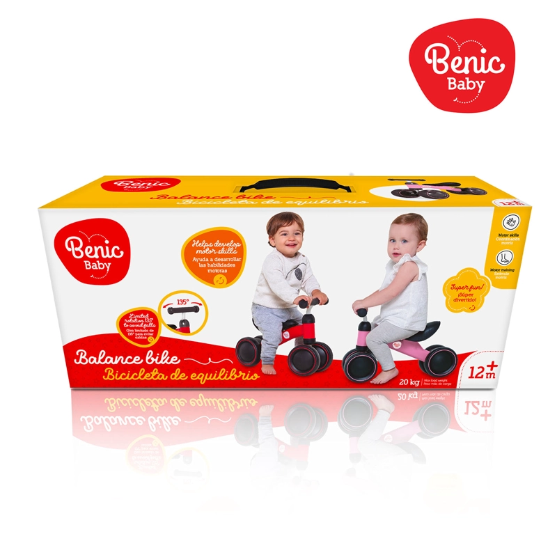 Bicicleta de Equilibrio Rosada sin pedales 50 cm - 2