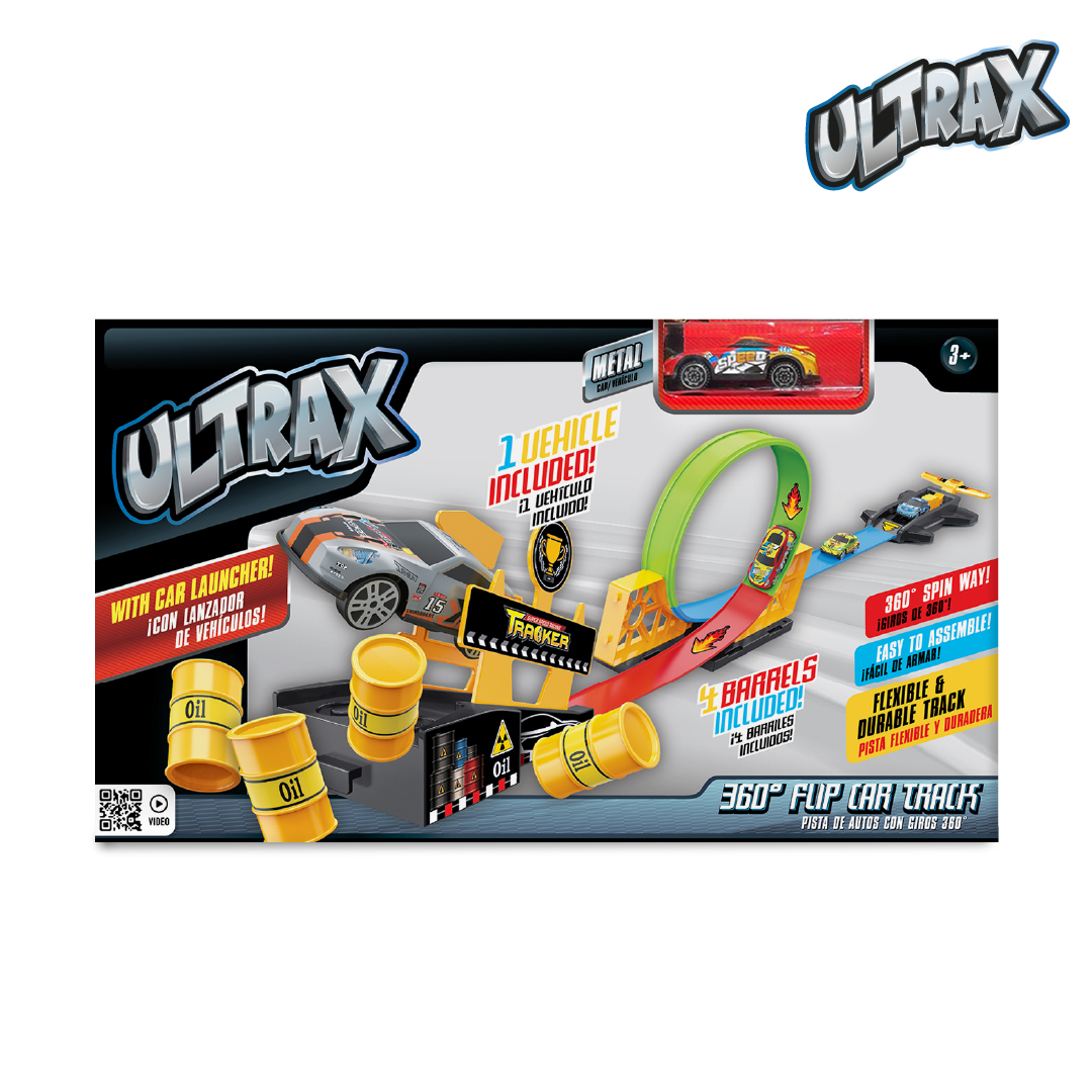 PISTA DE AUTOS CON GIRO DE 360° DE ULTRAX - 2