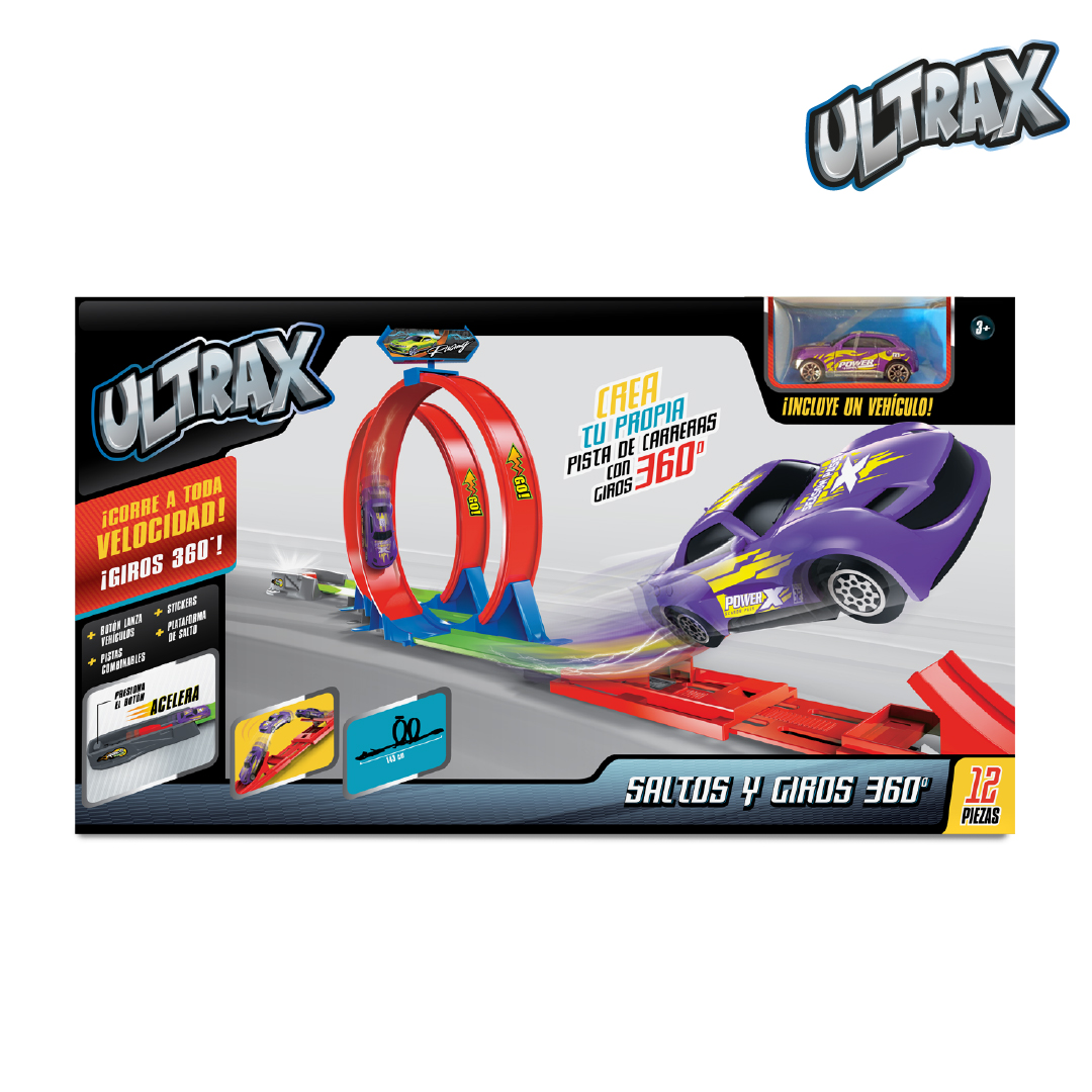 PISTA SALTOS Y GIROS DE 360° DE ULTRAX - 2