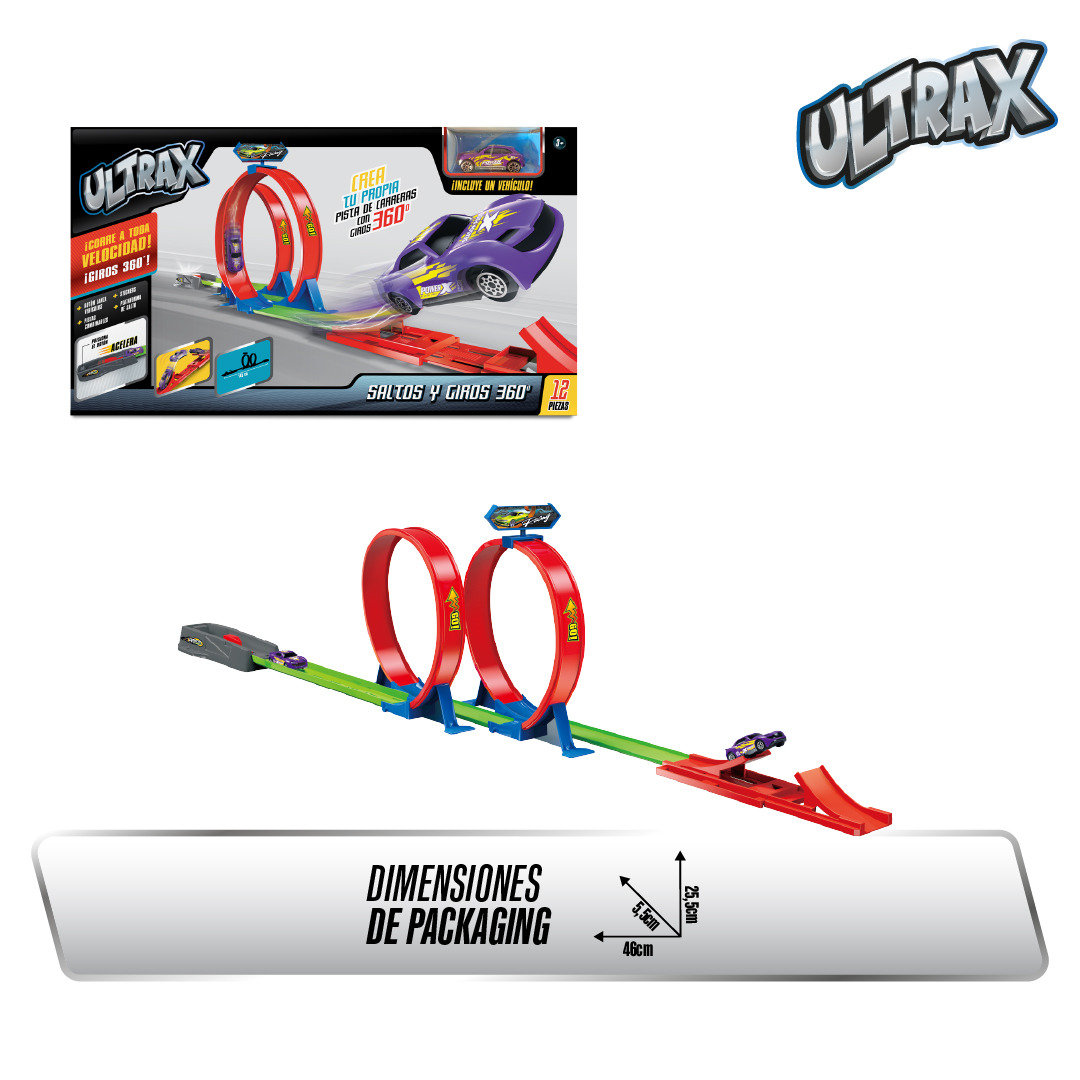 PISTA SALTOS Y GIROS DE 360° DE ULTRAX - 3