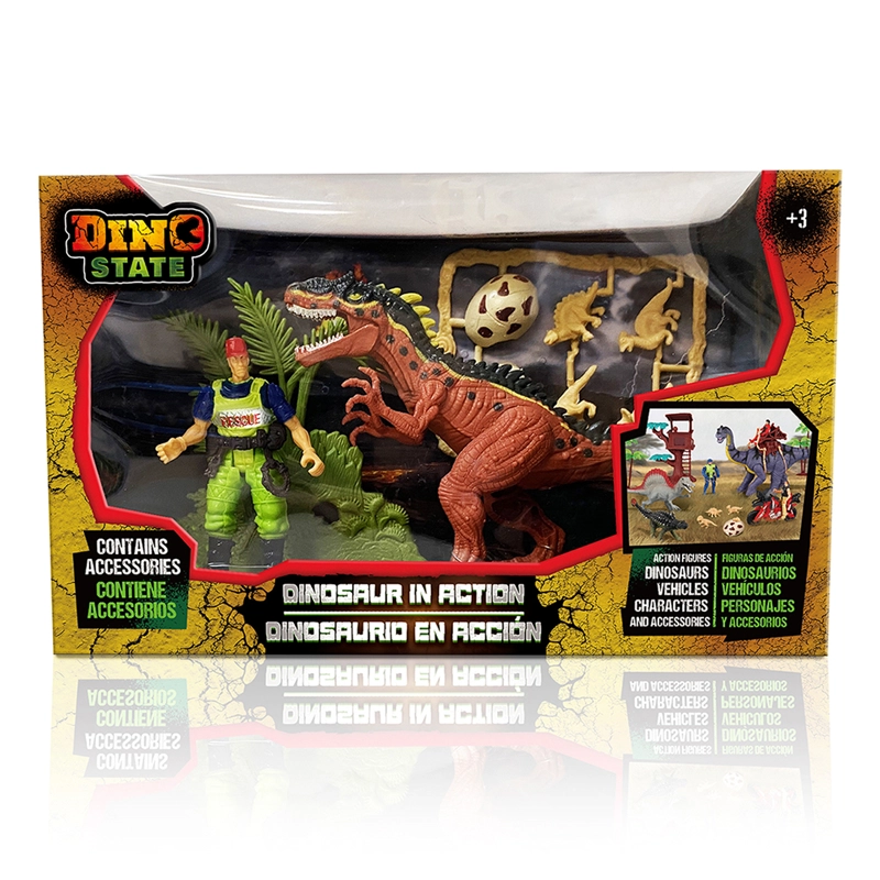 Juguete Set con Dinosaurio y Accesorios Jurásicos - 1