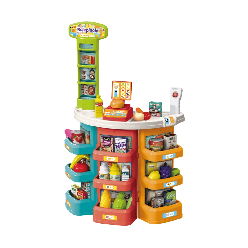 SUPERMERCADO JUGUETE 44 ACCESORIOS CON ESCANER - 1