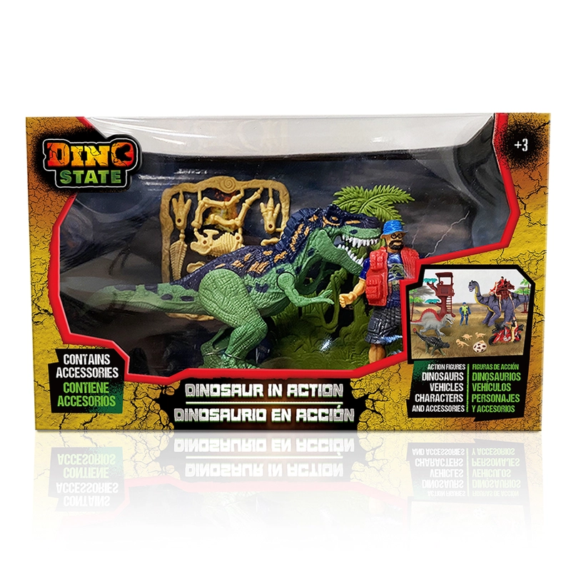 Set Dinosaurio con Accesorios y Escenario Jurásico Juguete - 1