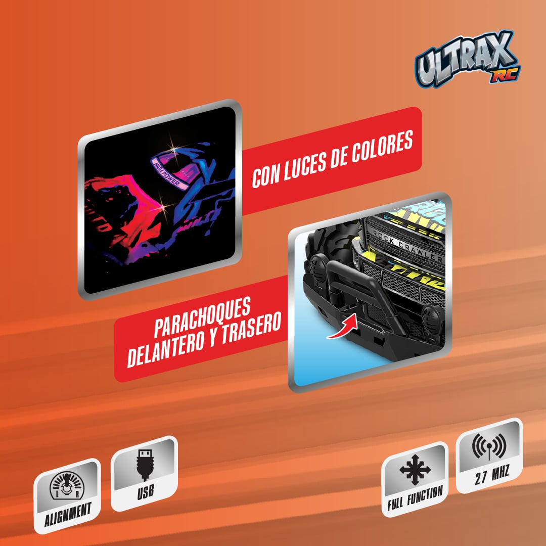 AUTO TODOTERRENO A CONTROL REMOTO CON BATERIA RECARGABLE - 5