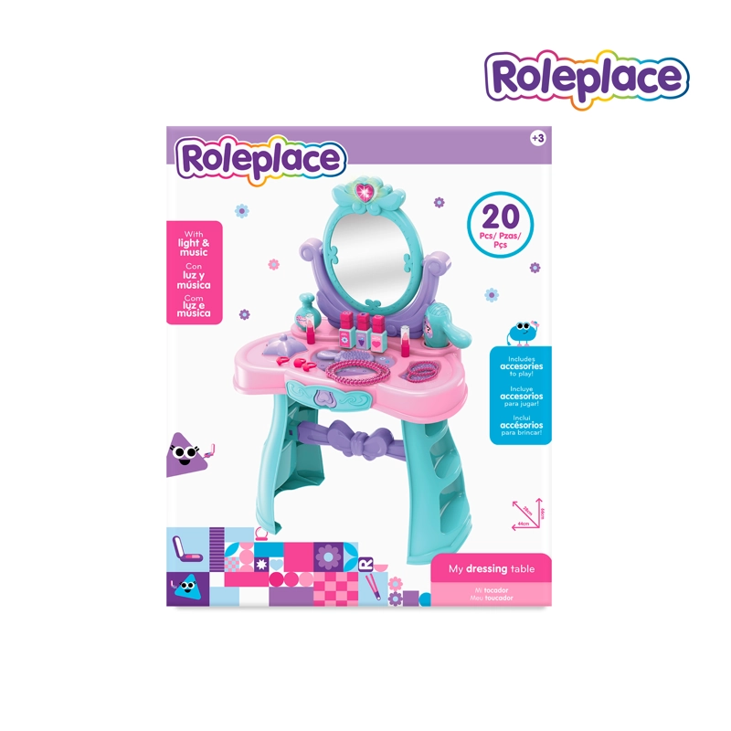 ROLEPLACE TOCADOR JUGUETE CON LUZ, SONIDO Y 16 ACCESORIOS - 2