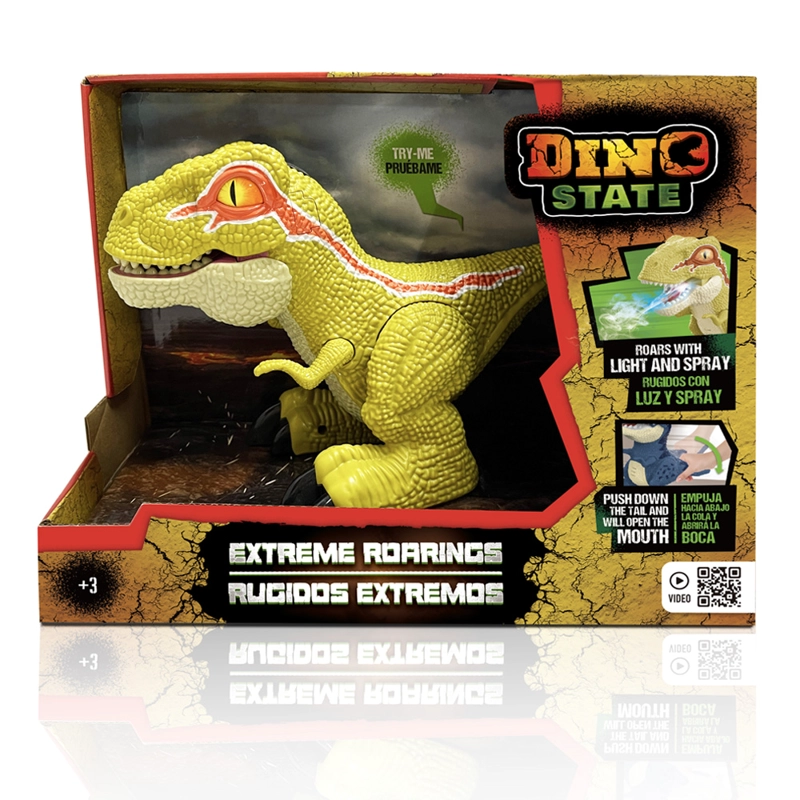 Juguete Dinosaurio con Vapor Luz y Movimiento - 3