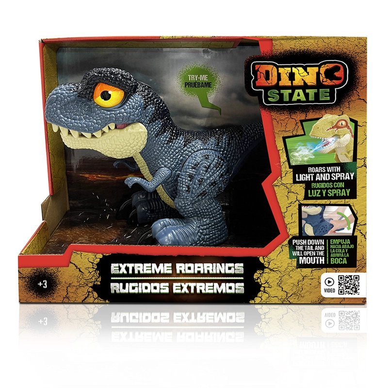 Juguete Dinosaurio con Vapor Luz y Sonido - 3