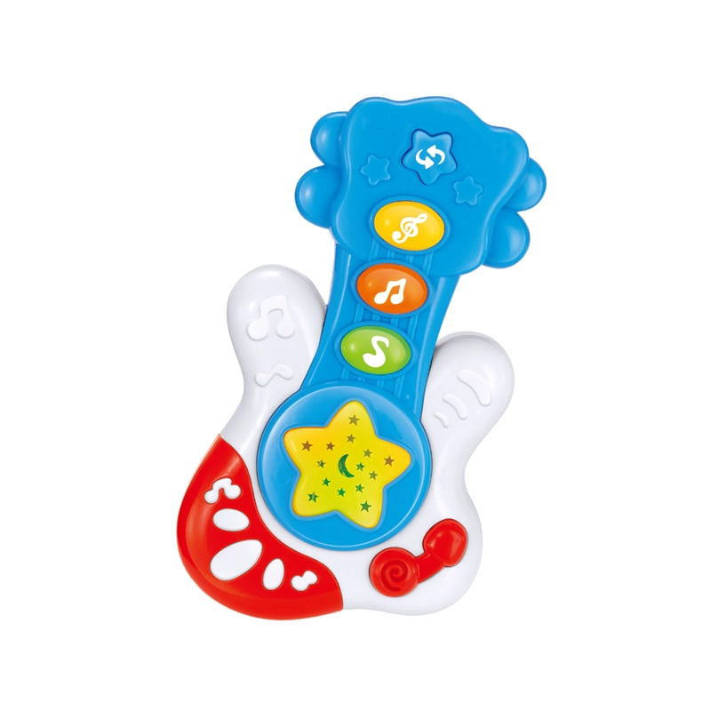 MINI GUITARRA MUSICAL CON PROYECTOR DE LUCES Y SONIDOS - 1