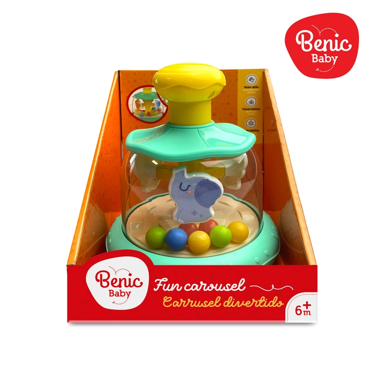 Juguete Carrusel Interactivo con Sonidos y Movimiento Bebé - 1