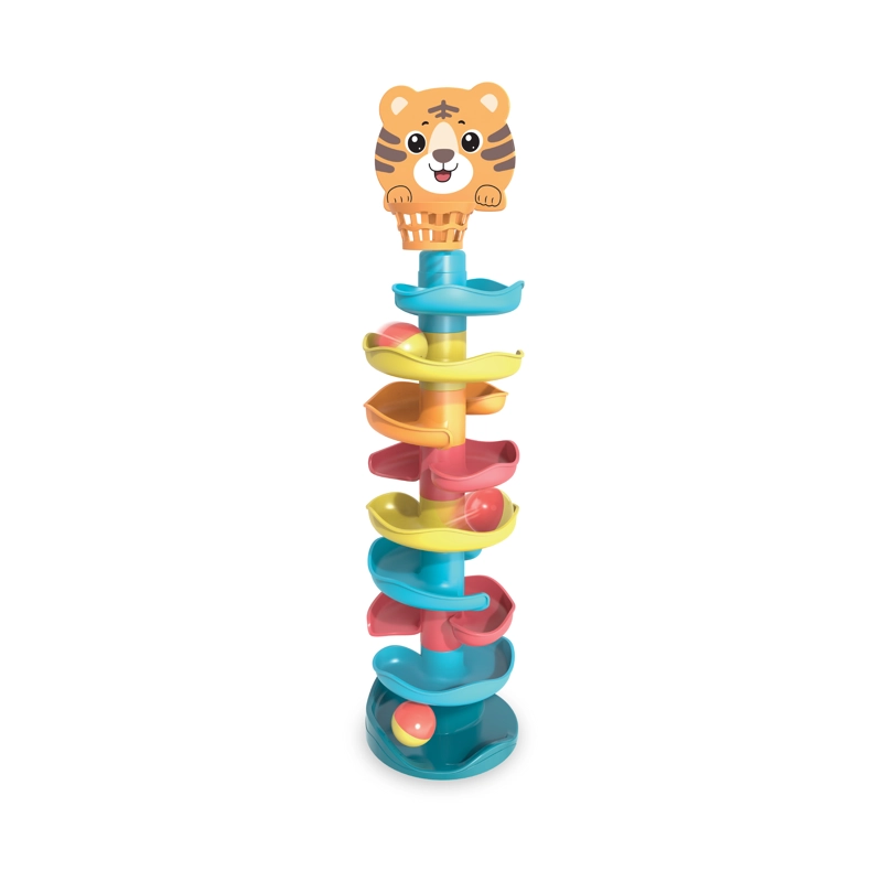 Juguete Bebé Torre Espiral con 7 Pelotas Sonajero 64 cm - 1