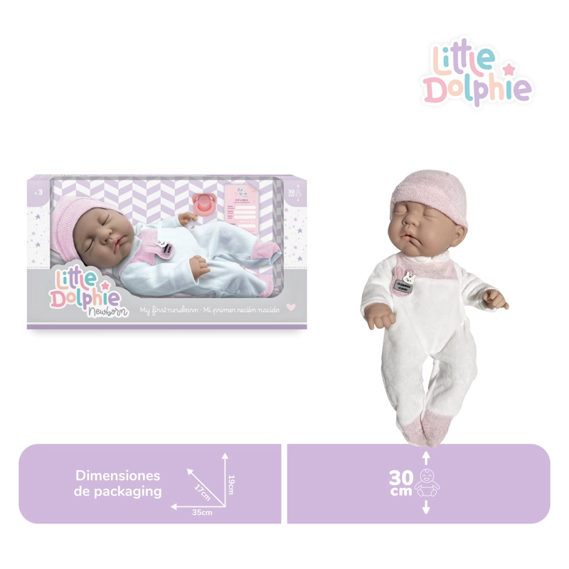 MI PRIMER RECIE N NACIDO – MUÑECA REALISTA DE 30 CM CON CUERPO COMPLETO DE VINILO - 3