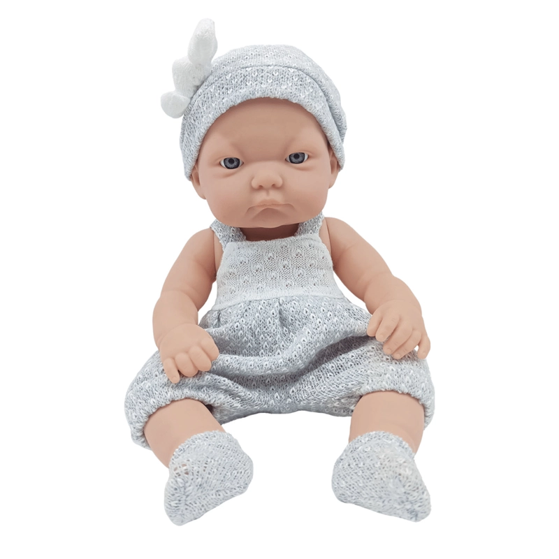 MOMENTOS LINDOS QUE ENAMORAN  MUNECA RECIE N NACIDA CON SONAJERO Y CHUPETE | 30 CM