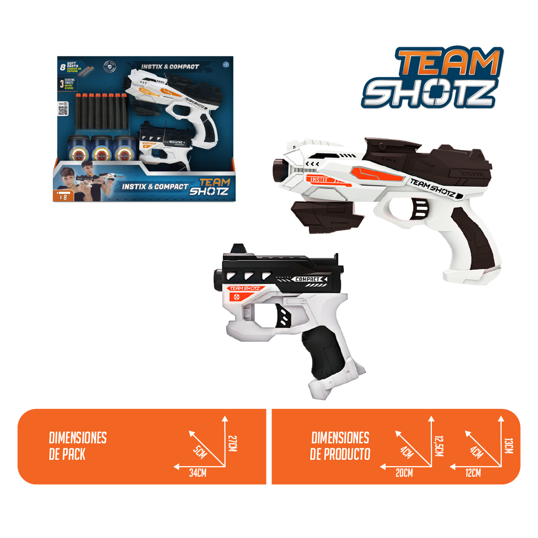 SET DE LANZADORES INSTIX & COMPACT DE TEAM SHOTZ - 3