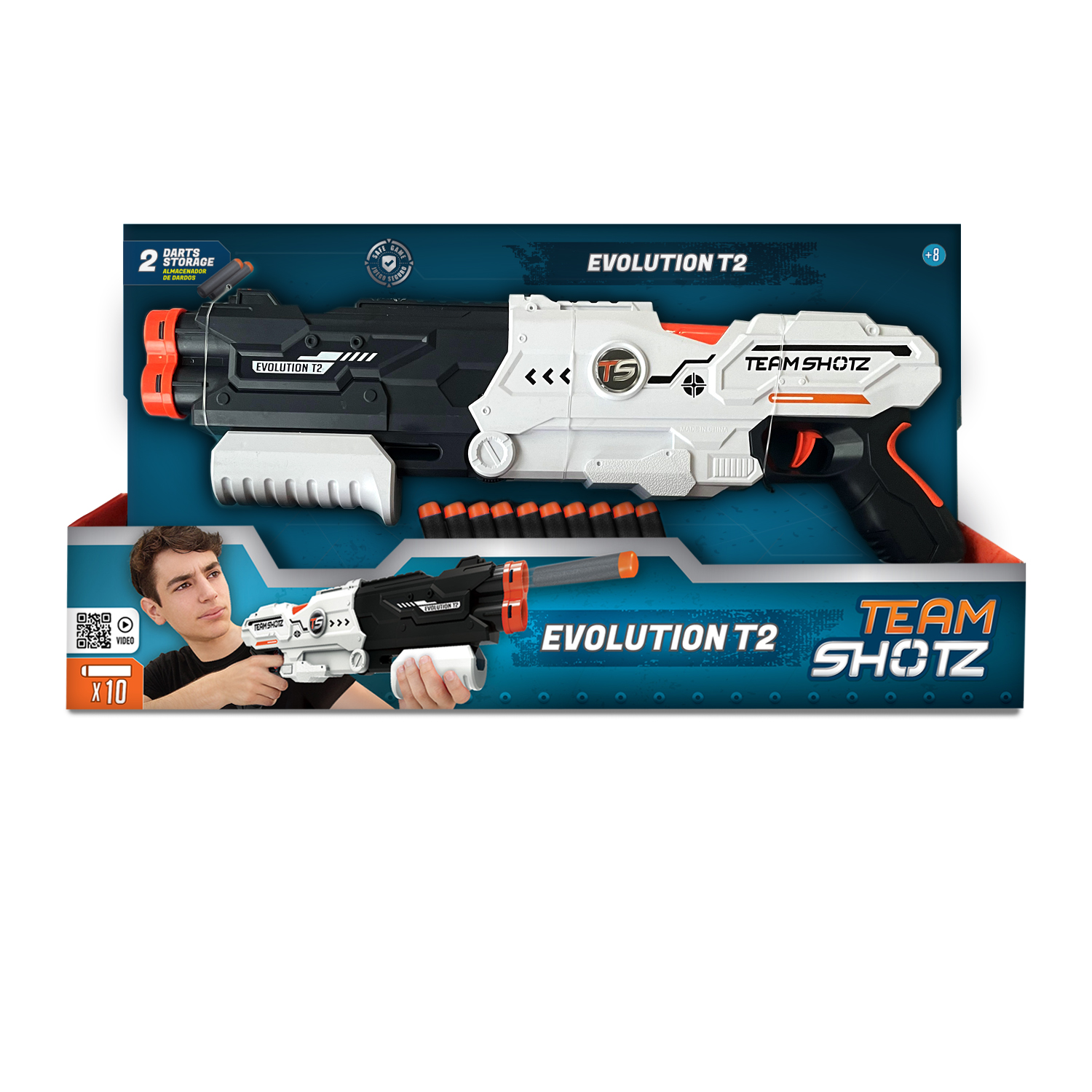 LANZADOR DE DARDOS EVOLUTION T2 DE TEAM SHOTZ - 1