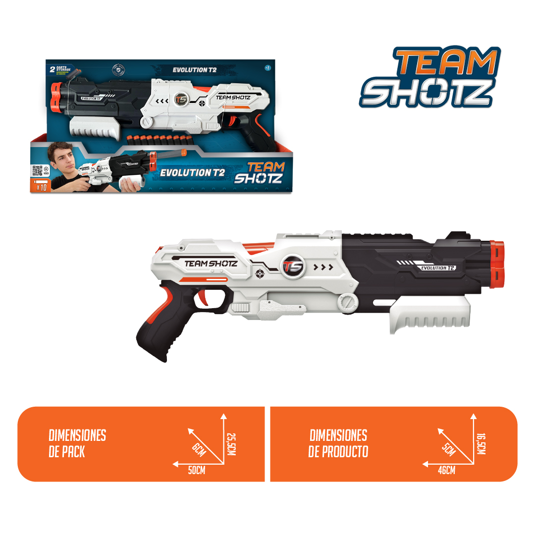 LANZADOR DE DARDOS EVOLUTION T2 DE TEAM SHOTZ - 3