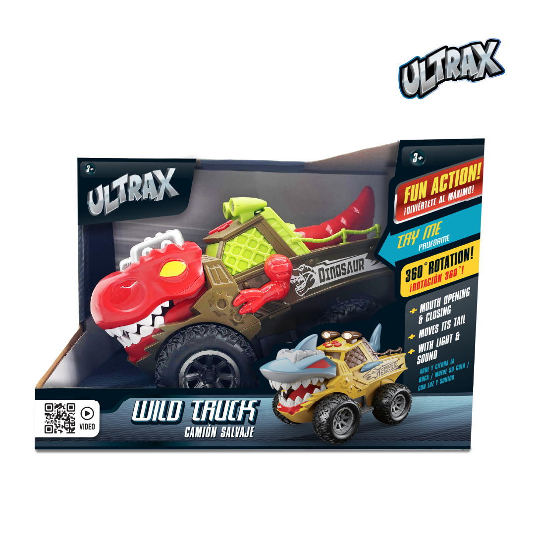 CAMION A FRICCION DINOSAURIO SALVAJE DE ULTRAX - 2