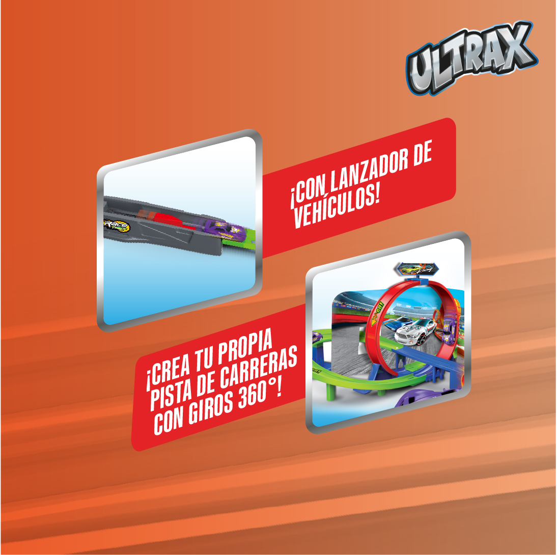 PISTA FUEGO Y GIROS DE 360° DE ULTRAX - 4
