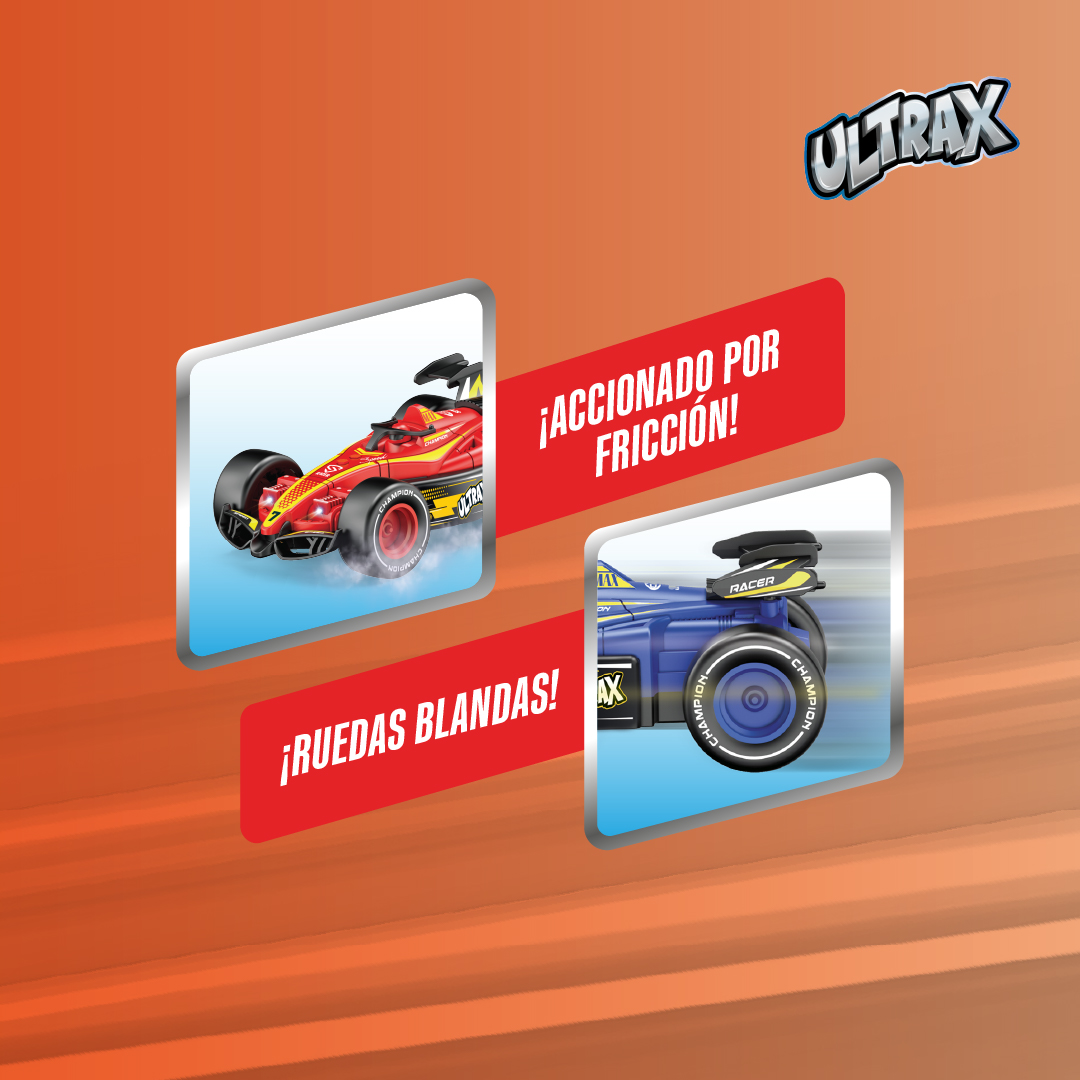 AUTO DE CARRERAS A FRICCION ULTRAX - 4