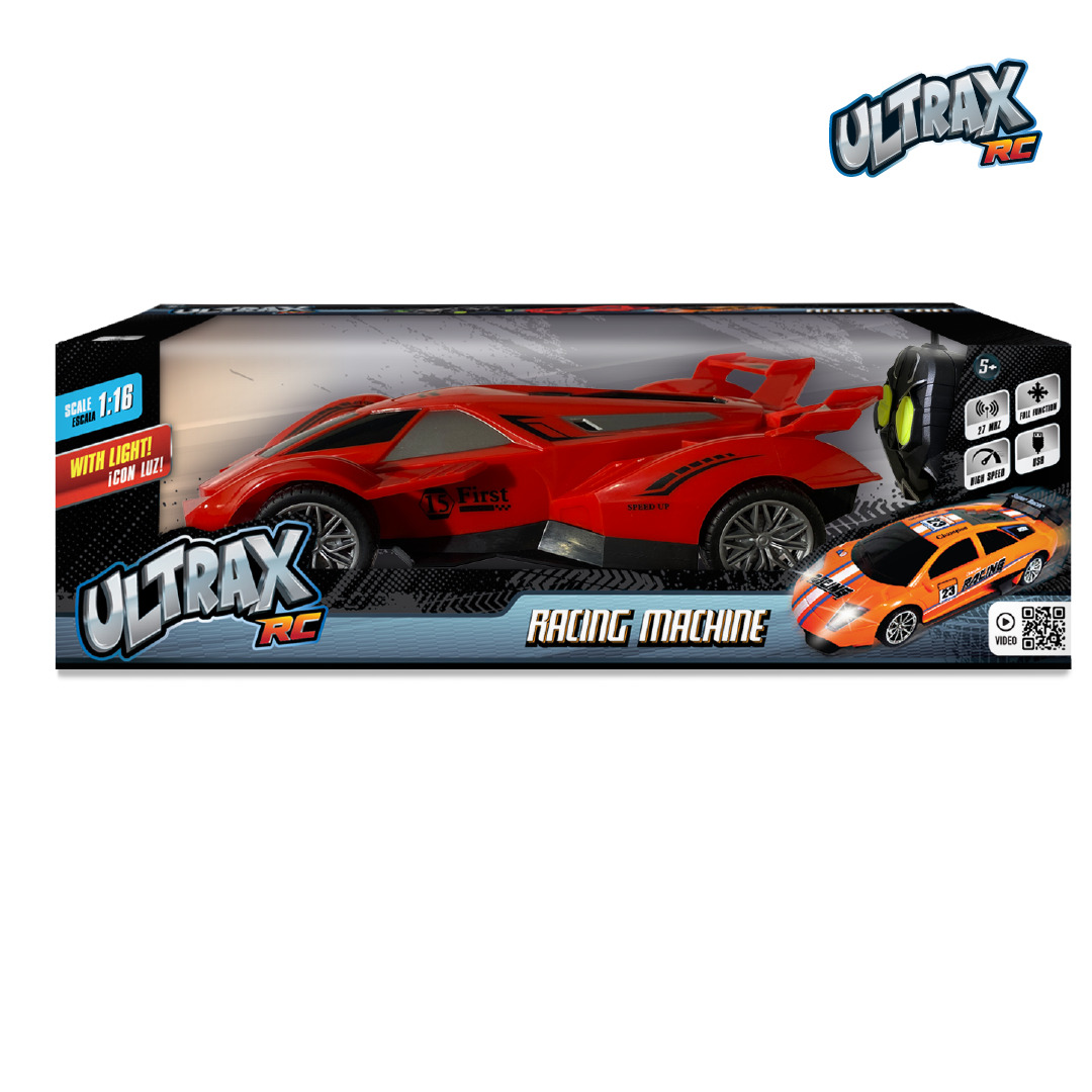 AUTO A CONTROL REMOTO CON LUCES Y BATERIA RECARGABLE - 1