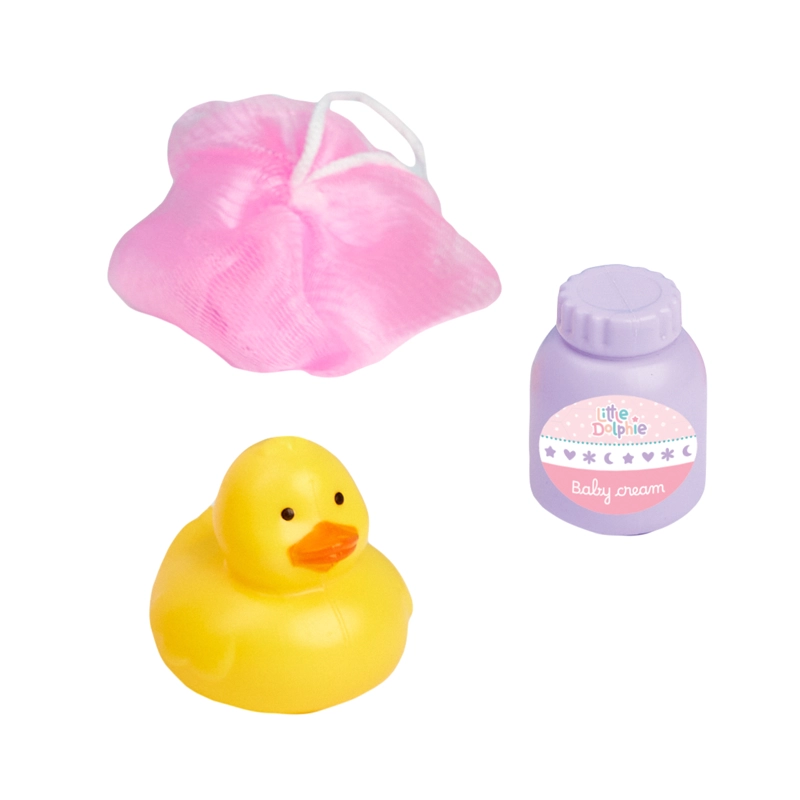 Juguete Muñeca Bebé 23 cm con Accesorios para el baño - 3
