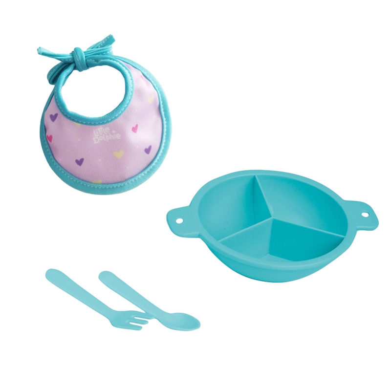 Juguete Muñeca Bebé 23 cm con Accesorios para Alimentar - 4