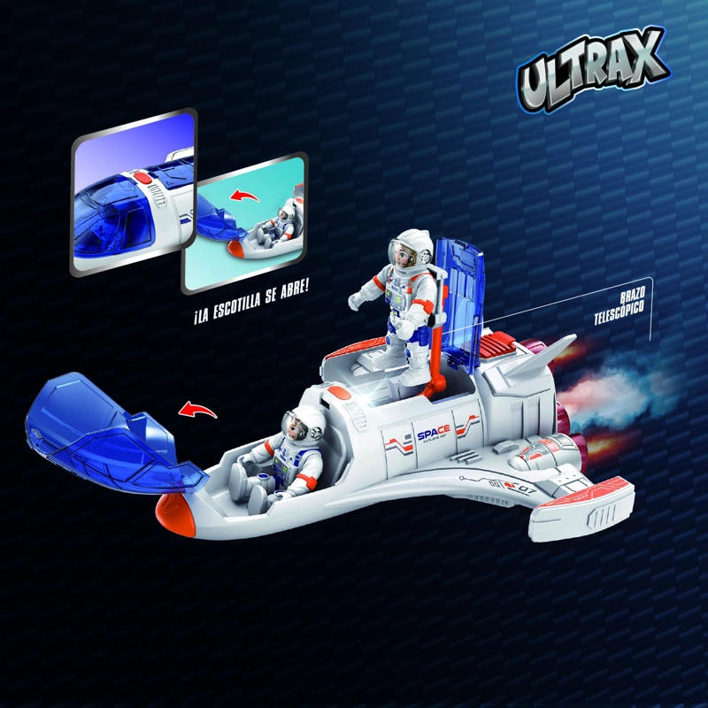 NAVE ESPACIAL INFANTIL CON LUZ, SONIDO Y ASTRONAUTA - 4