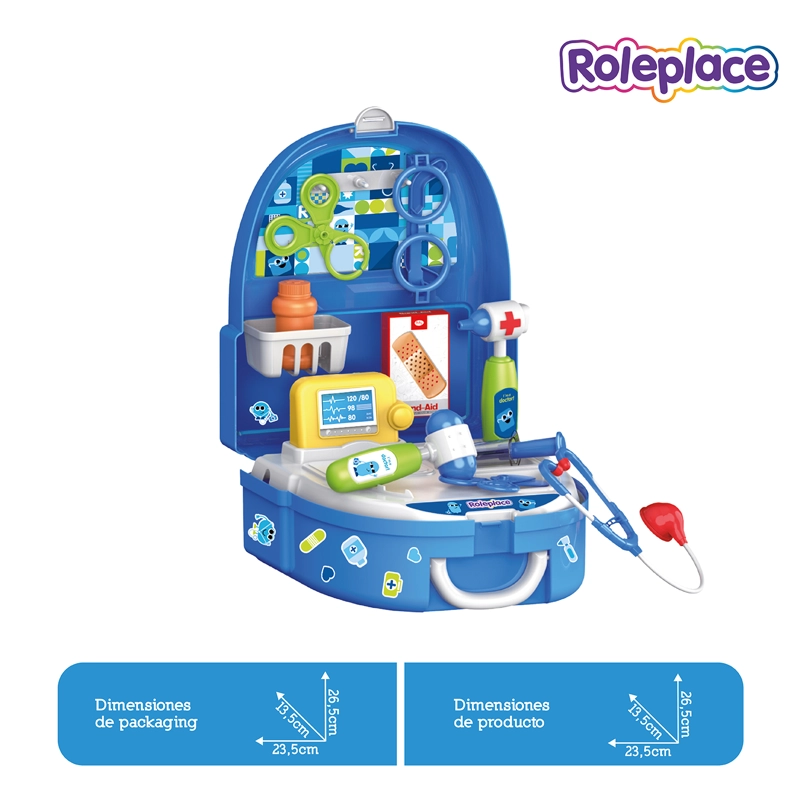 MOCHILA DOCTOR INFANTIL CON ACCESORIOS ME DICOS 18 PIEZAS - 3