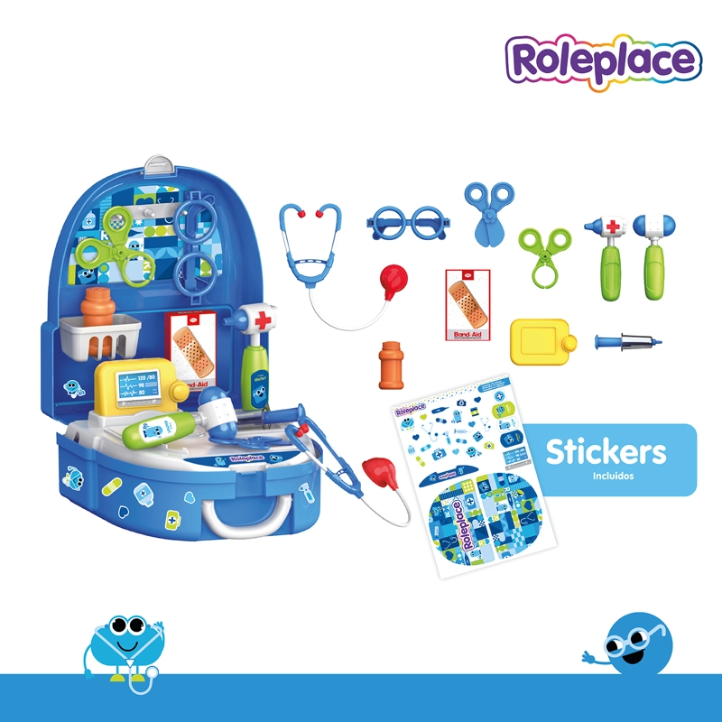 MOCHILA DOCTOR INFANTIL CON ACCESORIOS ME DICOS 18 PIEZAS - 4