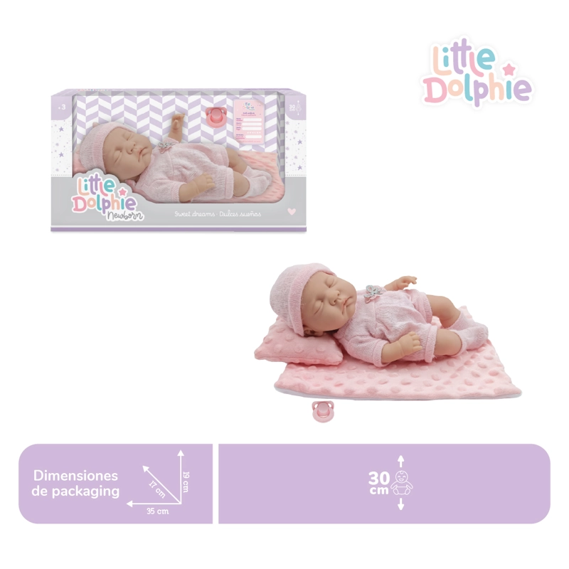 MUÑECA REBORN RECIE N NACIDA 30 CM REALISTA - 2