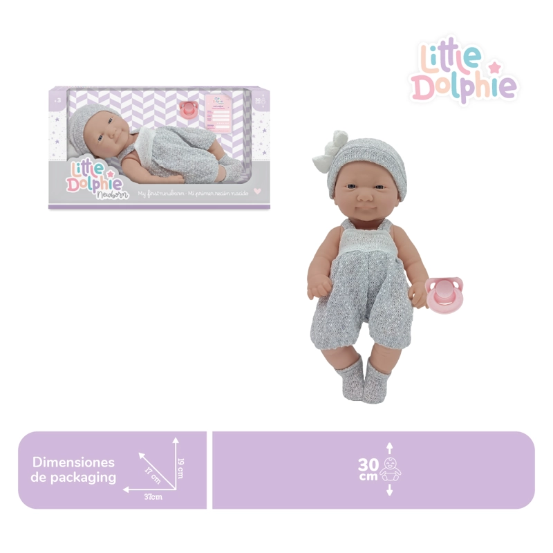 MUÑECA REBORN RECIE N NACIDA 30 CM REALISTA - 2