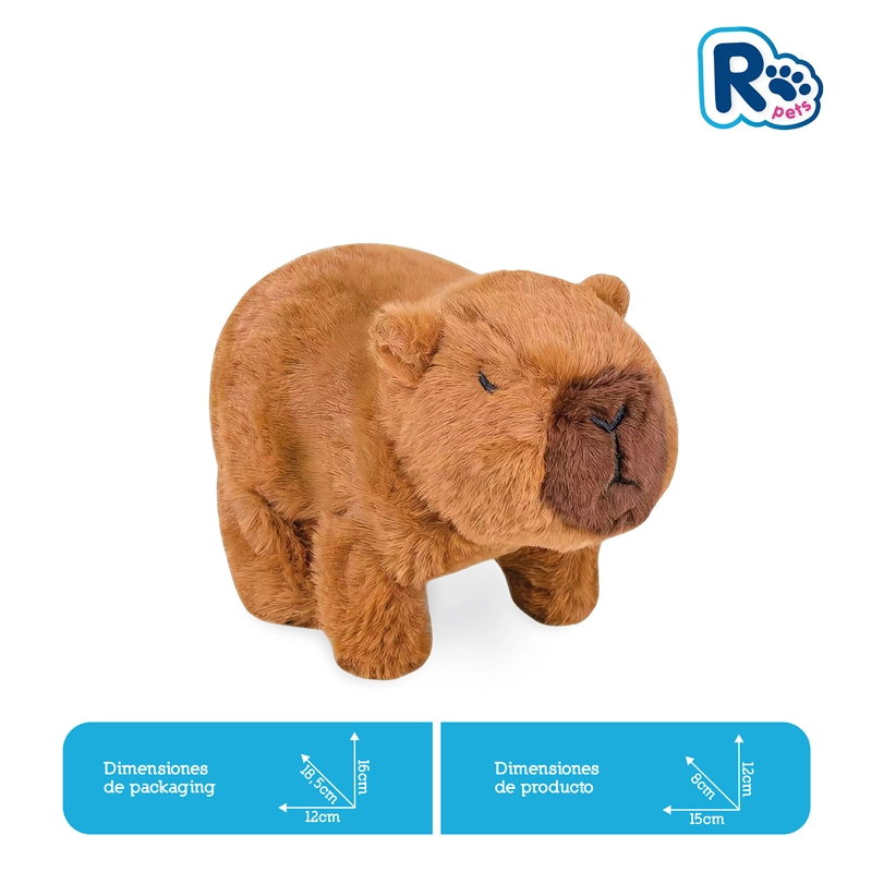 PELUCHE INTERACTIVO CAPIBARA CON SONIDO Y MOVIMIENTO - 2