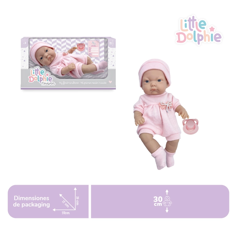 MUÑECA REBORN RECIE N NACIDA 30 CM REALISTA - 2