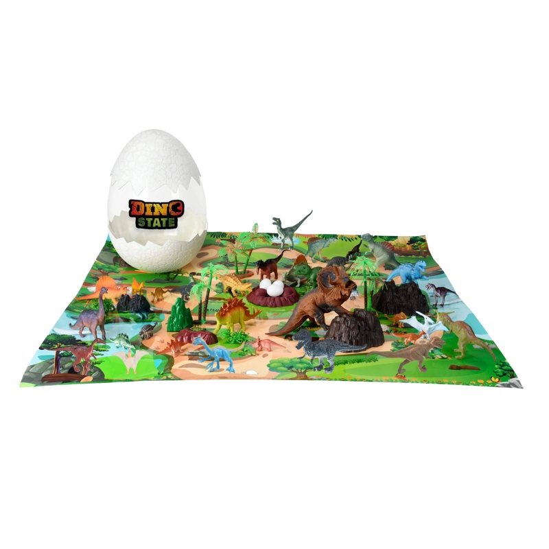 HUEVO SORPRESA CON DINOSAURIOS Y ACCESORIOS 21 CM - 1