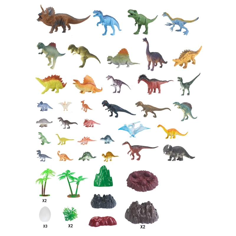 HUEVO SORPRESA CON DINOSAURIOS Y ACCESORIOS 21 CM - 3