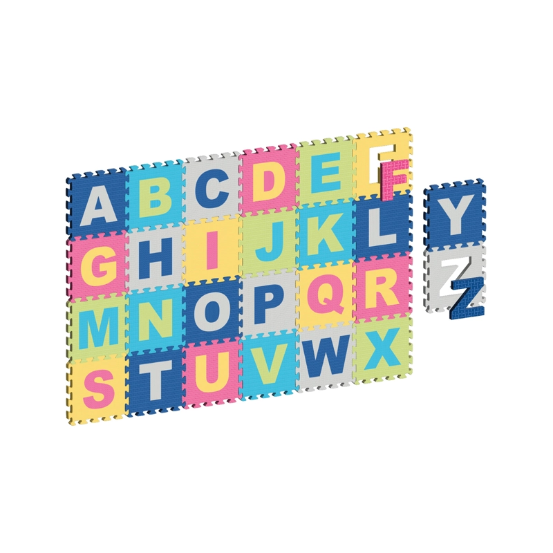 ALFOMBRA DE LETRAS INFANTIL PUZZLE 26 PIEZAS A A Z - 2
