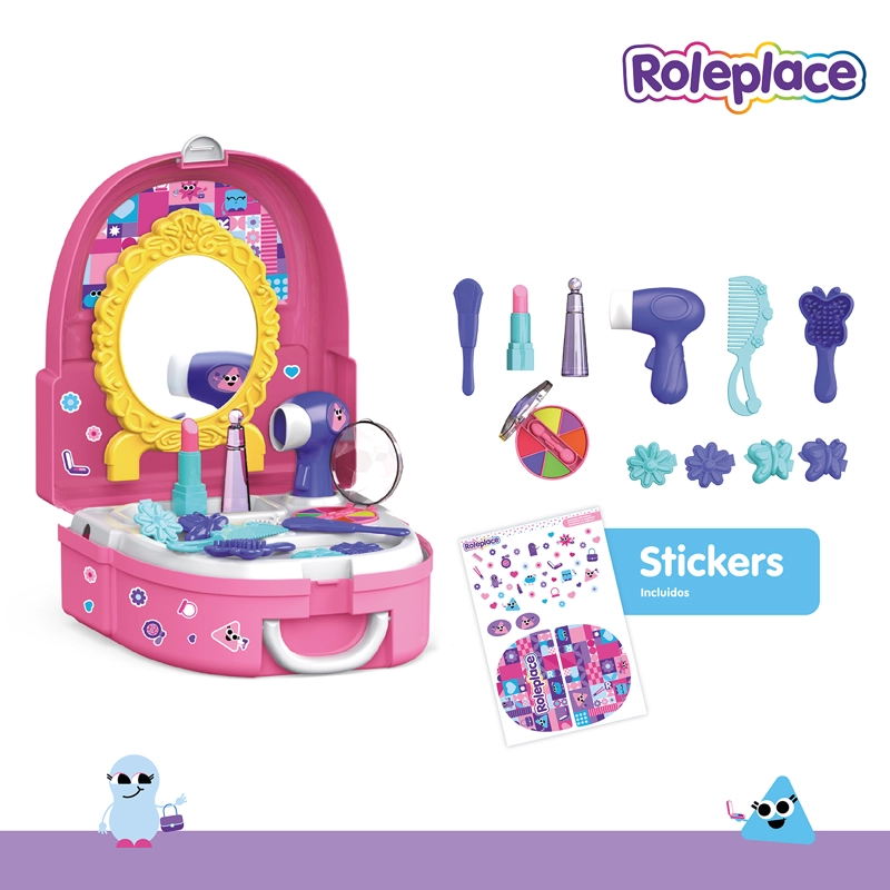 MOCHILA DE BELLEZA INFANTIL CON ACCESORIOS 18 PIEZAS - 4