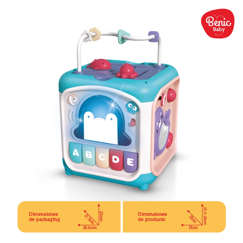 CUBO DE ACTIVIDADES INFANTIL CON LUZ, SONIDO Y MUSICA - 2