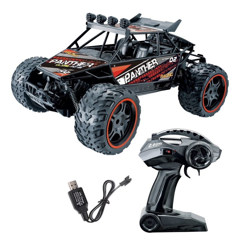 AUTO RC METALICO 1:10 4X4 PANTERA EXTREMA CON CONTROL 2.4 GHZ RECARGABLE - 1