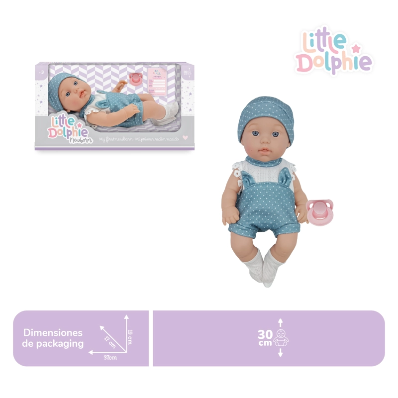 MUÑECA REBORN RECIE N NACIDA 30 CM REALISTA - 2