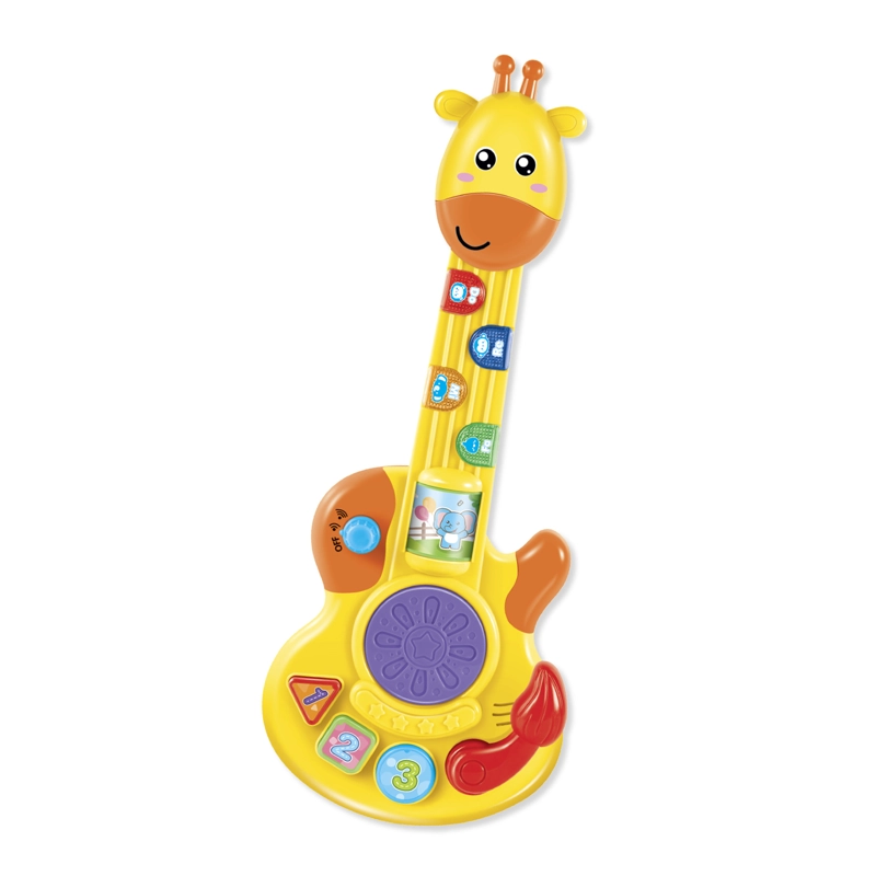 GUITARRA INTERACTIVA INFANTIL CON LUCES Y SONIDOS - 1